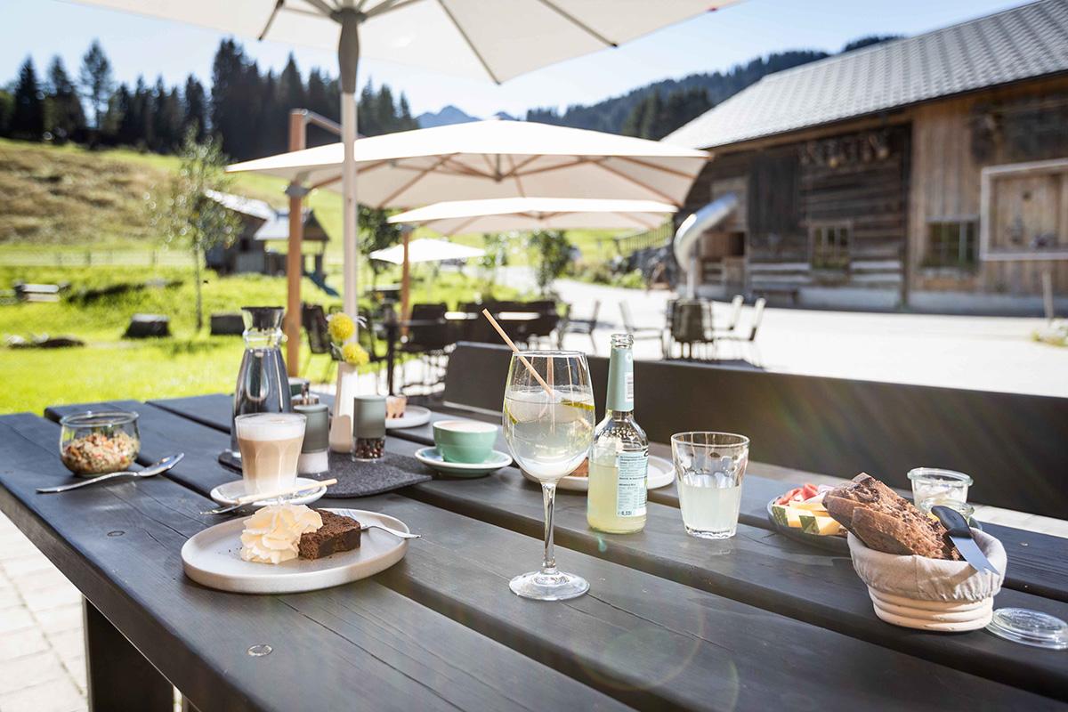 Naturzeithof Hirschegg (Vorarlberg) Buitenkant foto